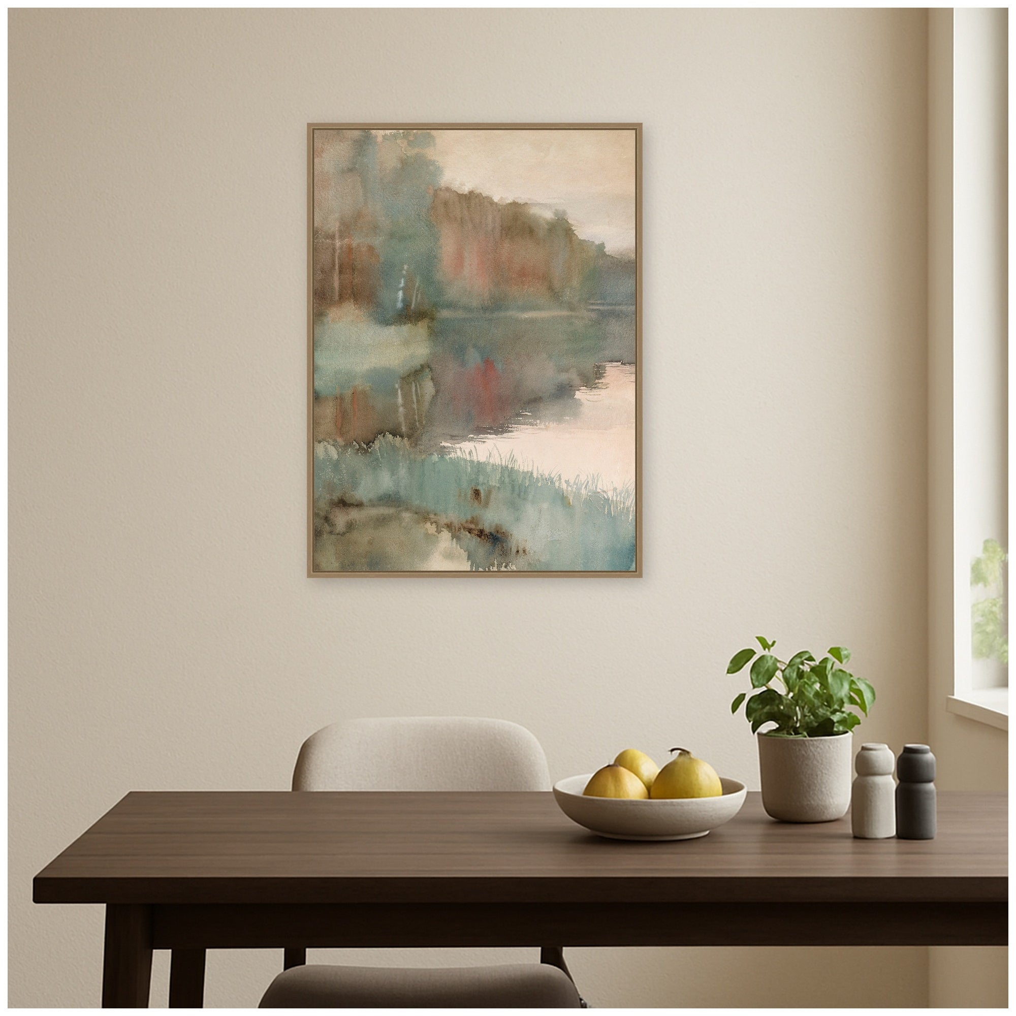 Framed Canvas 28x38 Sylvie Dark Gold 5