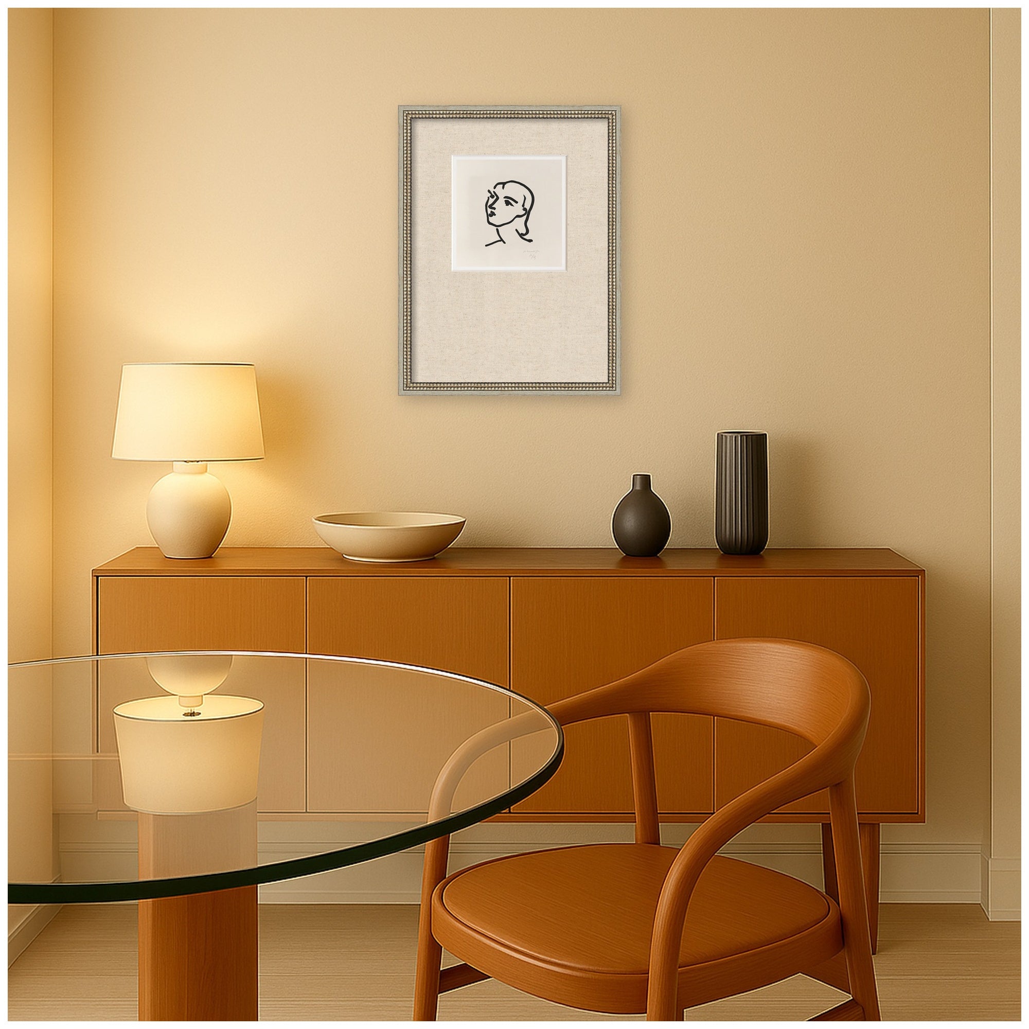Framed Art 20x26 Castellan Silver 7