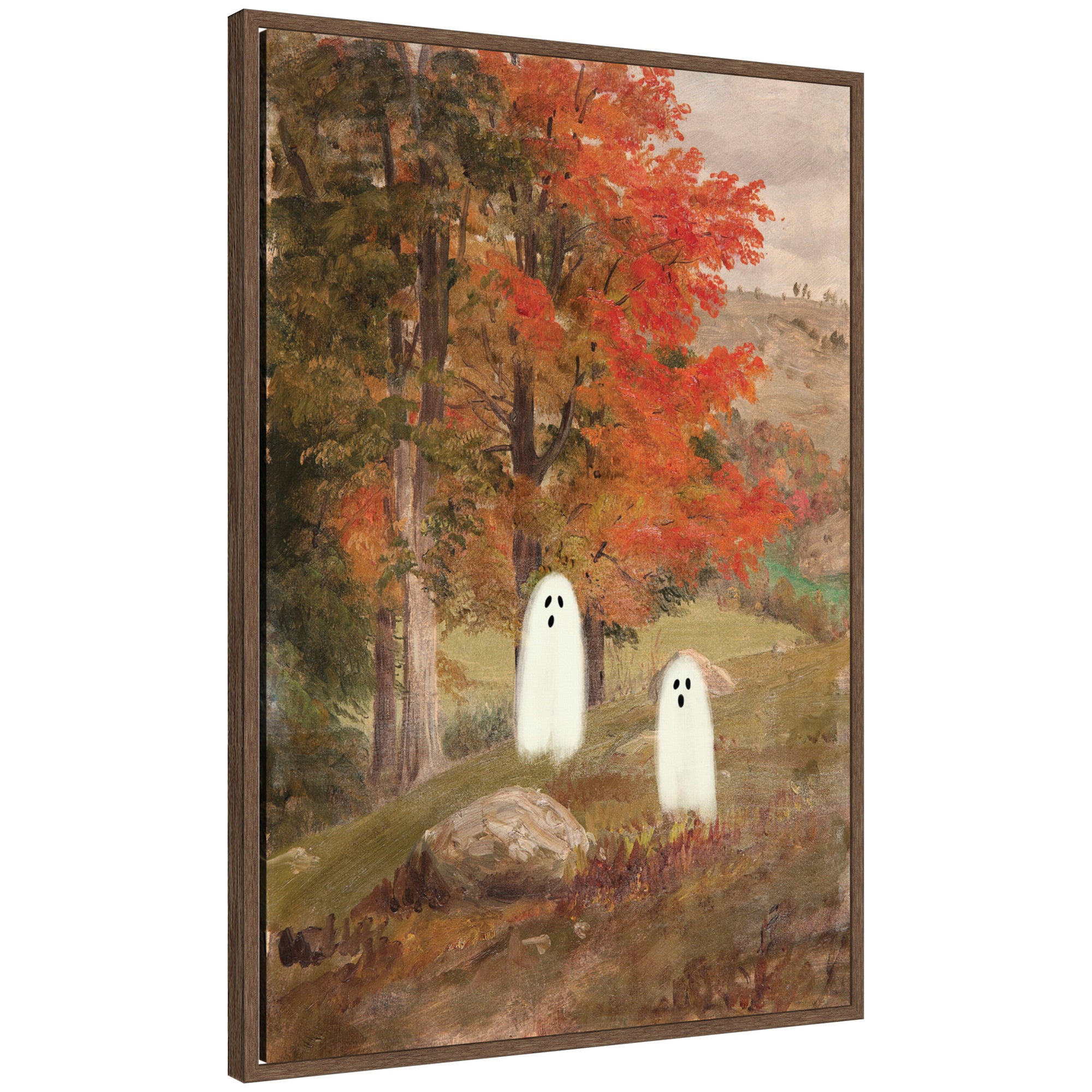 Framed Canvas 23x33 Sylvie Walnut 1