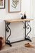Console Table Black 13x36x30 6