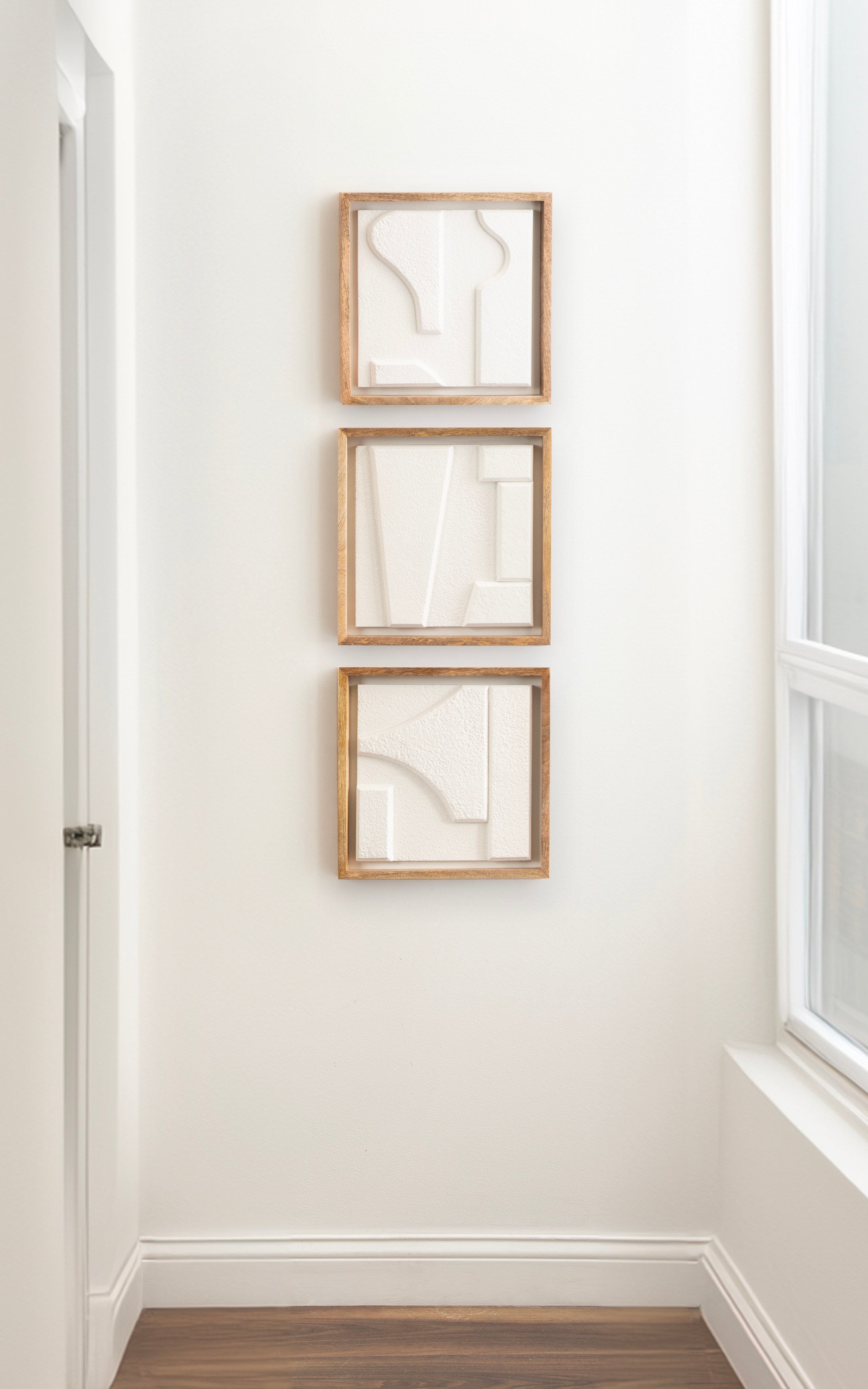 Art Set White Natural 3 Piece 6