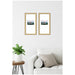 Wall Frame Florence Gold 11x20 matted to 5x7 6