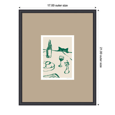 Framed Art 17 x 21 Edith Black 2