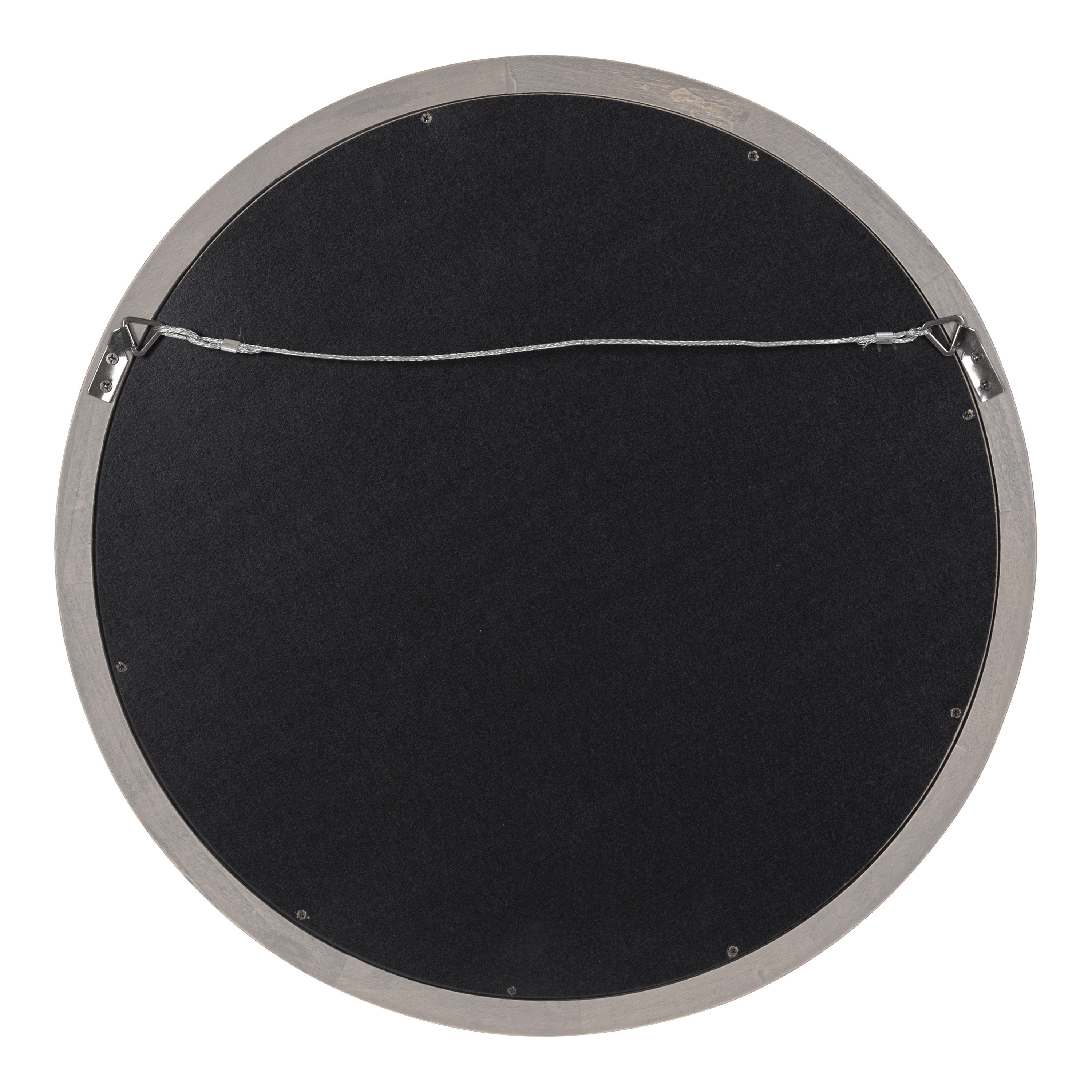 Round Mirror Gray 18" Diameter 4