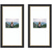 Wall Frame Belmont Black 11x20 matted to 5x7 1