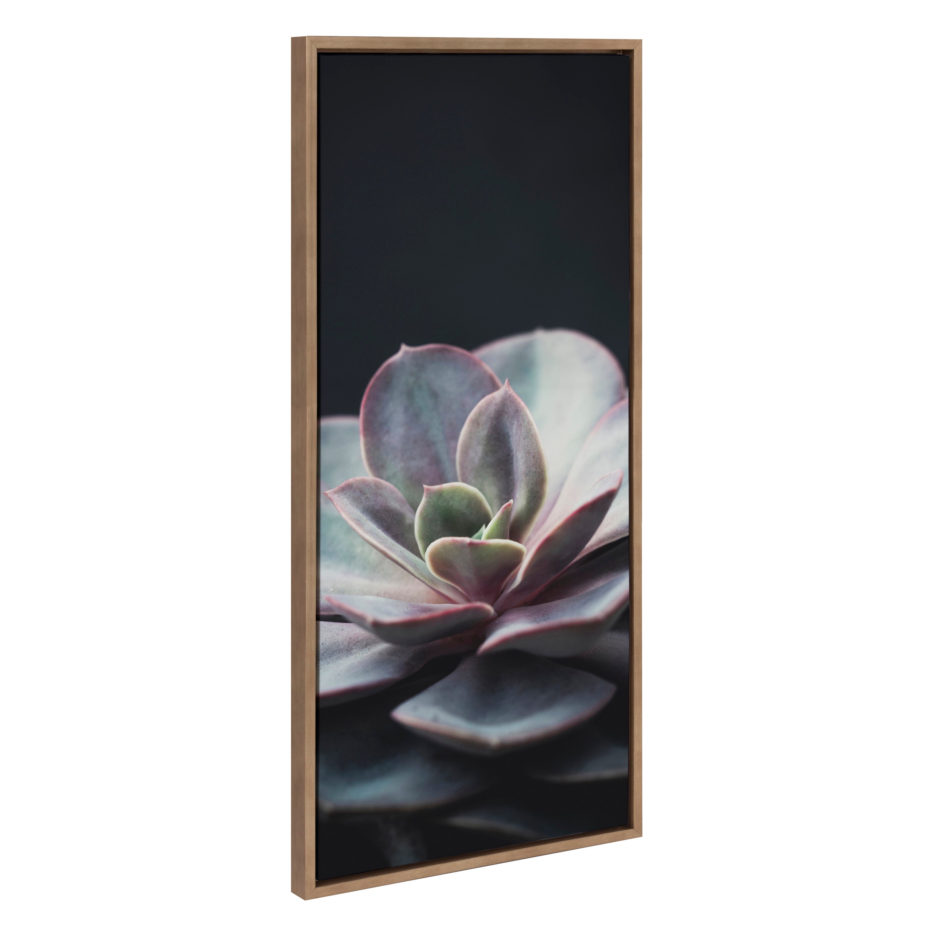 Framed Canvas Sylvie Dark Gold 18x40 2