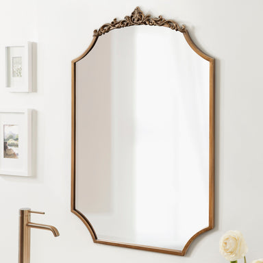 Scallop Mirror Gold 24x36 6