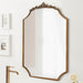 Scallop Mirror Gold 24x36 6
