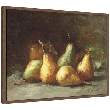 Framed Canvas 24x18 Sylvie Walnut 1