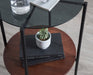 Side Table Brown 18x18x27 7