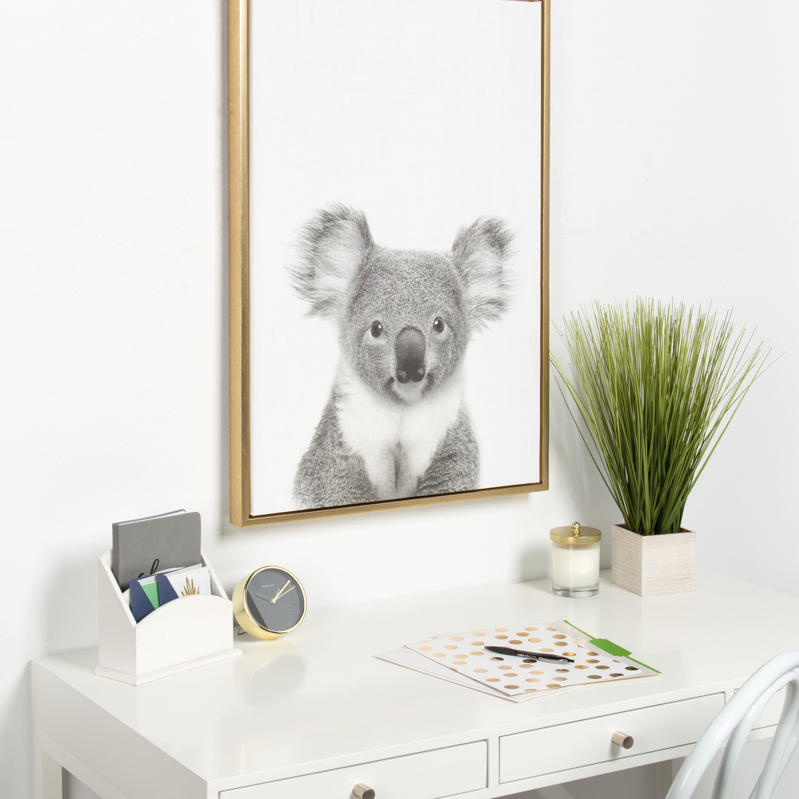 Framed Canvas 23x33 Sylvie Bright Gold 5