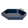 Lipton Hexagon Decorative Tray with Metal Handles