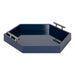 Single Tray Navy Blue Silver 18x18 1