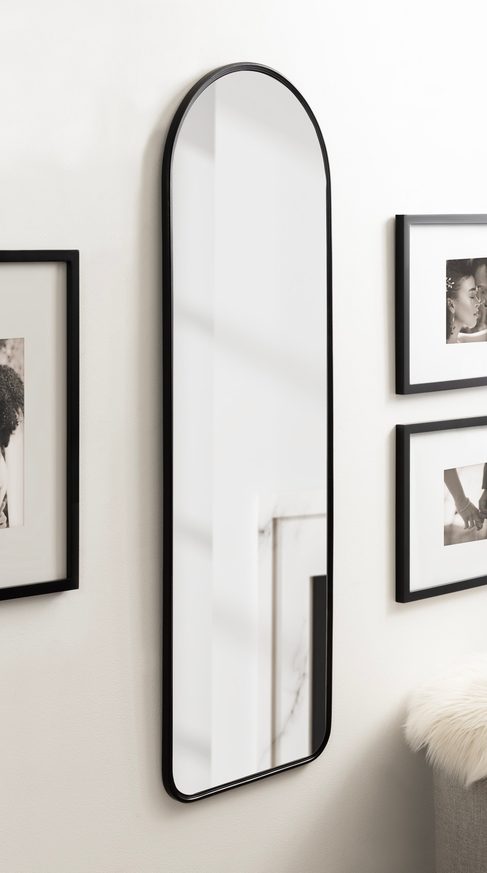 Full Length Mirror Black 16x48 7