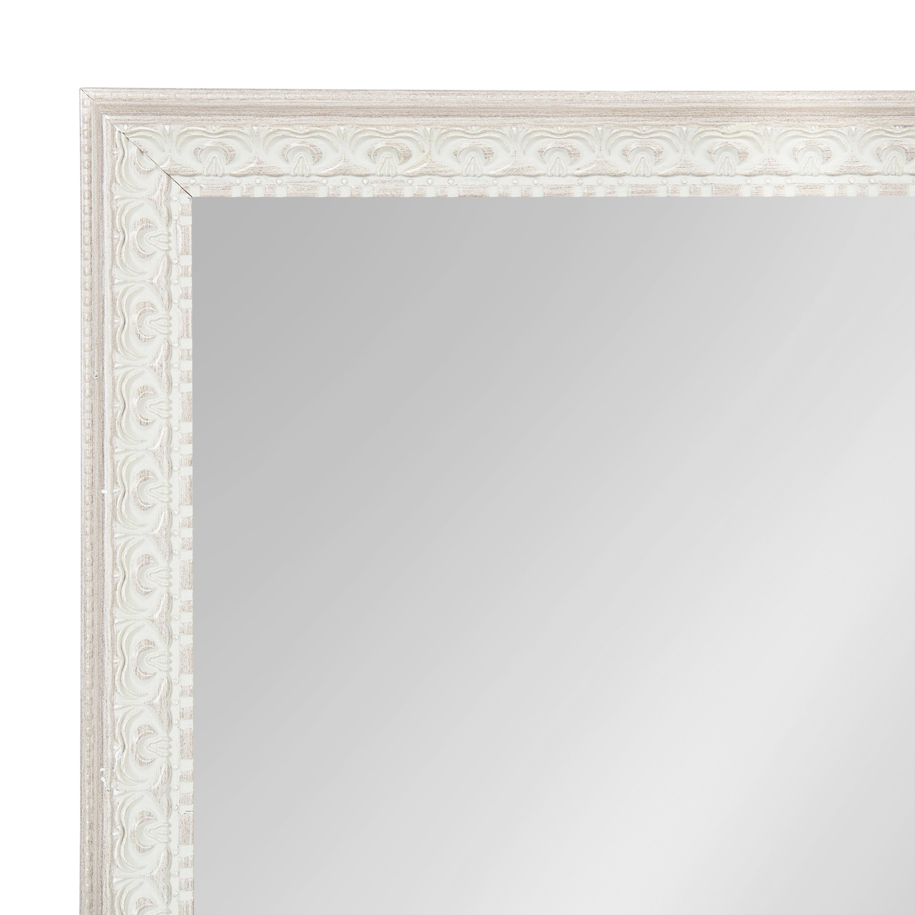 Rectangle Mirror White 24x36 3