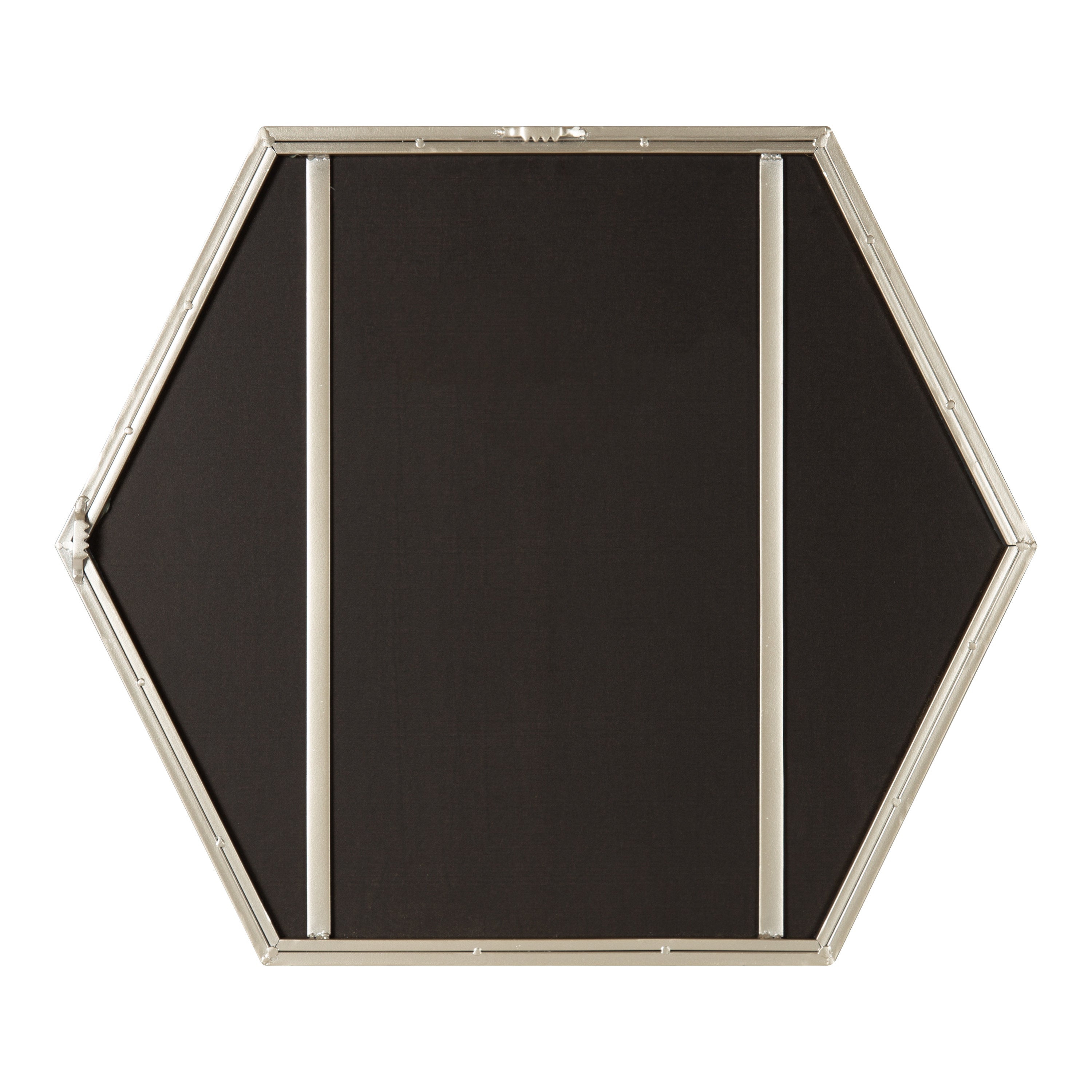 McNeer Hexagon Metal Wall Mirror