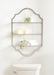 Accent Shelf Silver 20x6x32 6