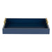 Single Tray Navy Blue Gold 17x13 2