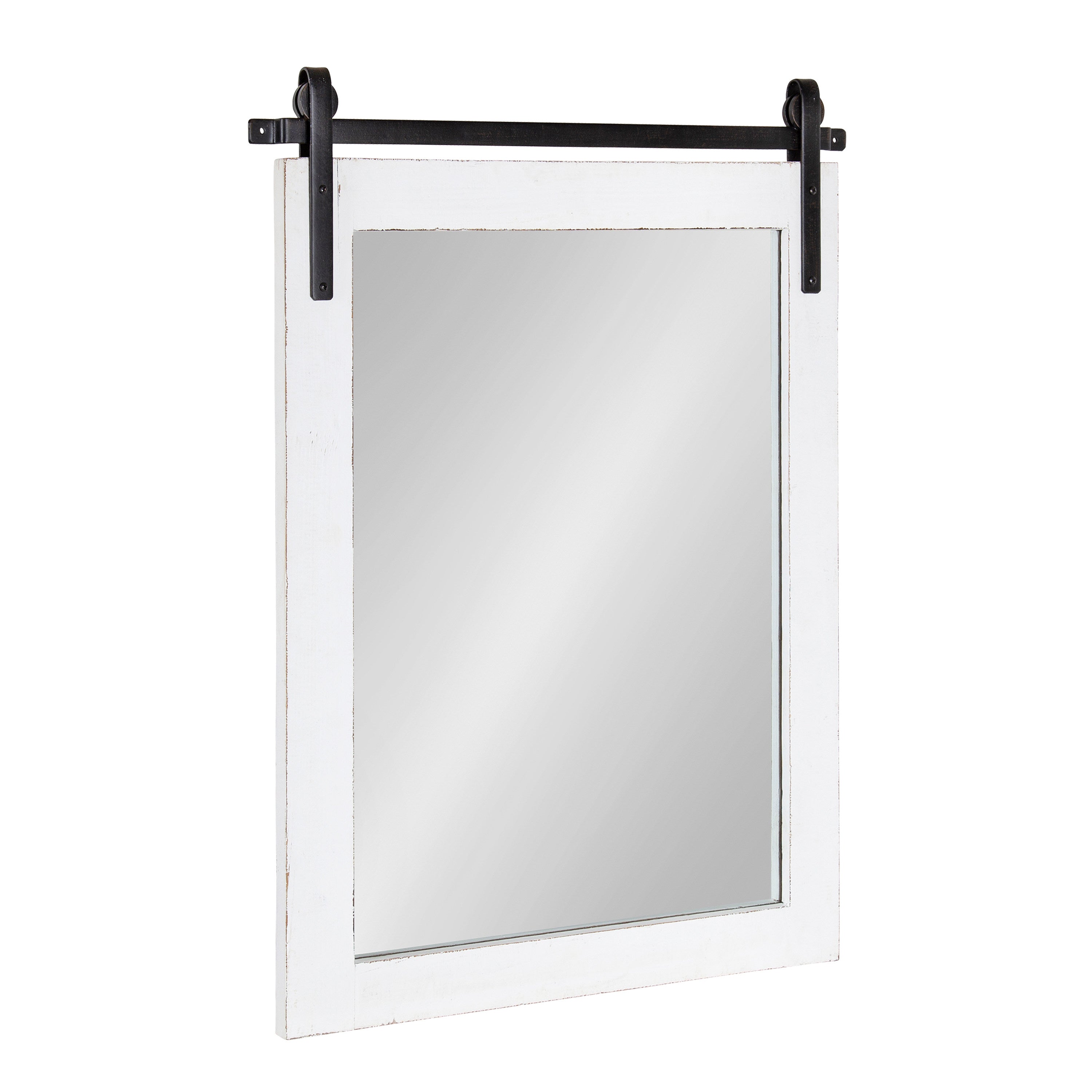 Rectangle Mirror White 18x26 1
