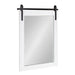 Rectangle Mirror White 18x26 1