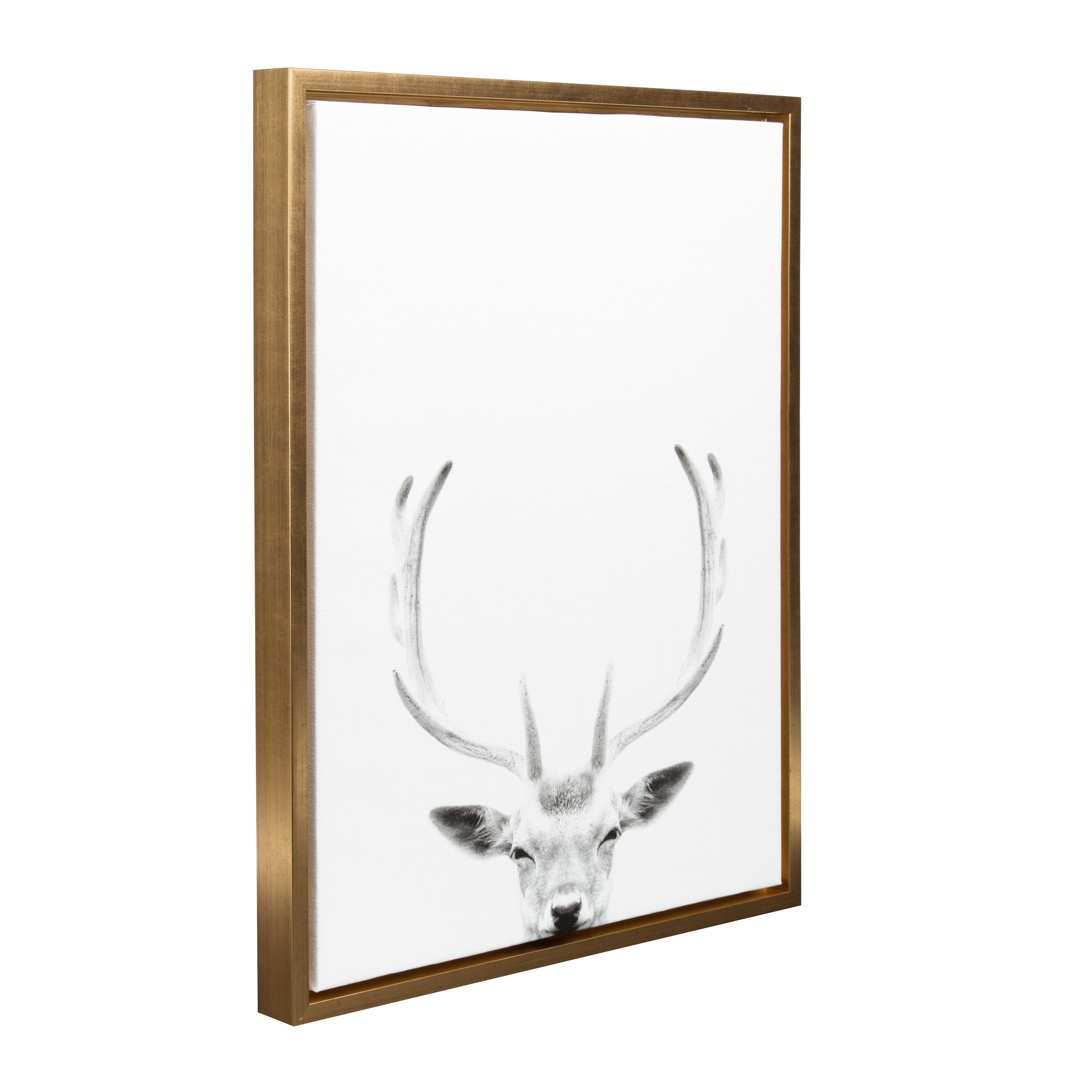 Framed Canvas Sylvie Bright Gold 18x24 2