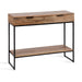 Console Table Natural Black 36x13x31 1