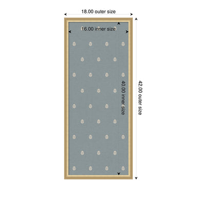 Pinboard Florence Gold 18x42 2