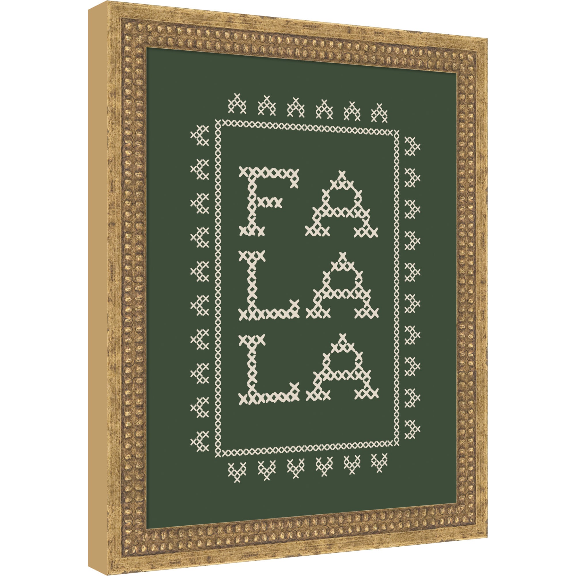 Mounted Canvas Castellan Gold 13x16 1