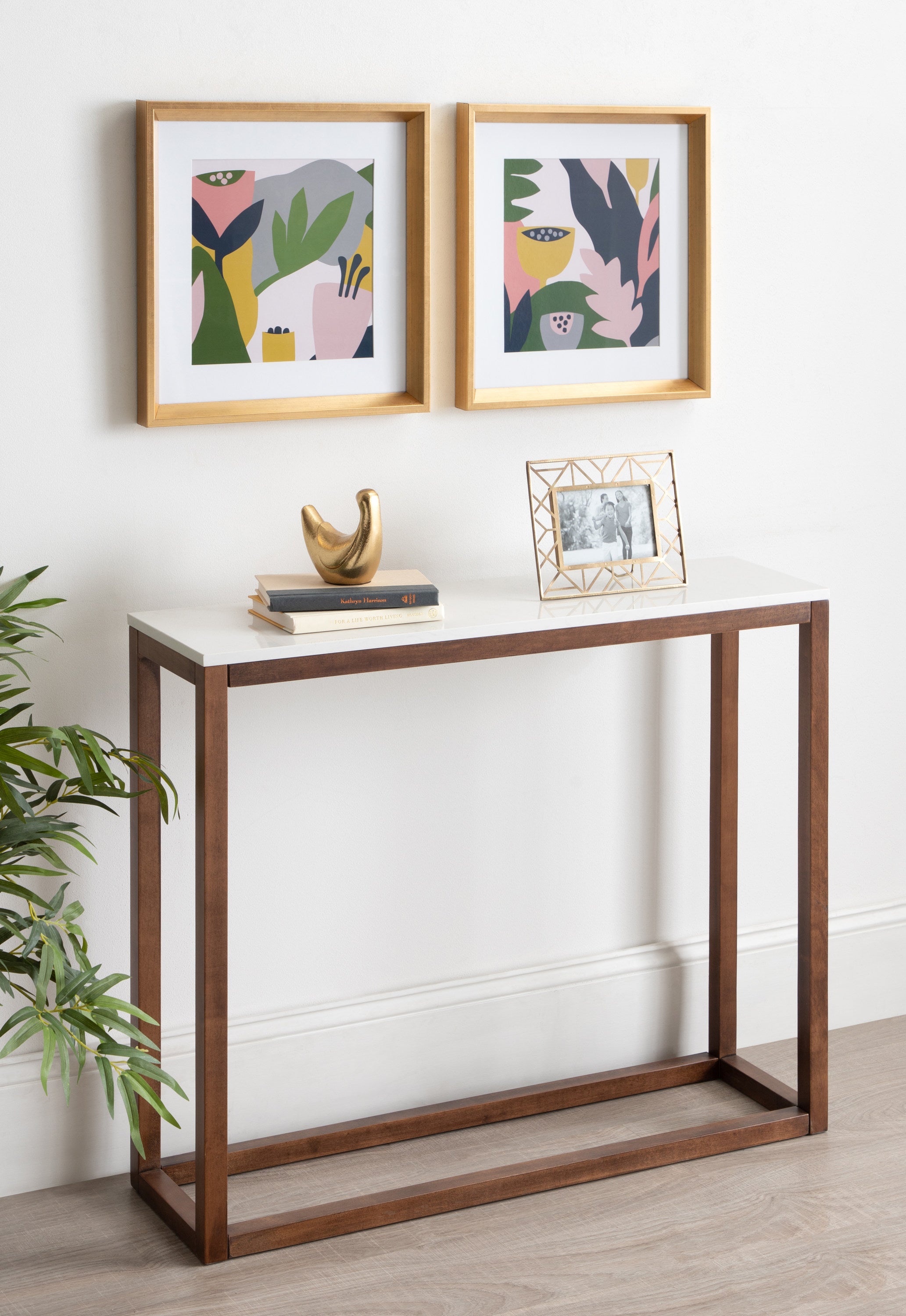 Calter Myriam's Garden Framed Print Art Set by Myriam Van Neste