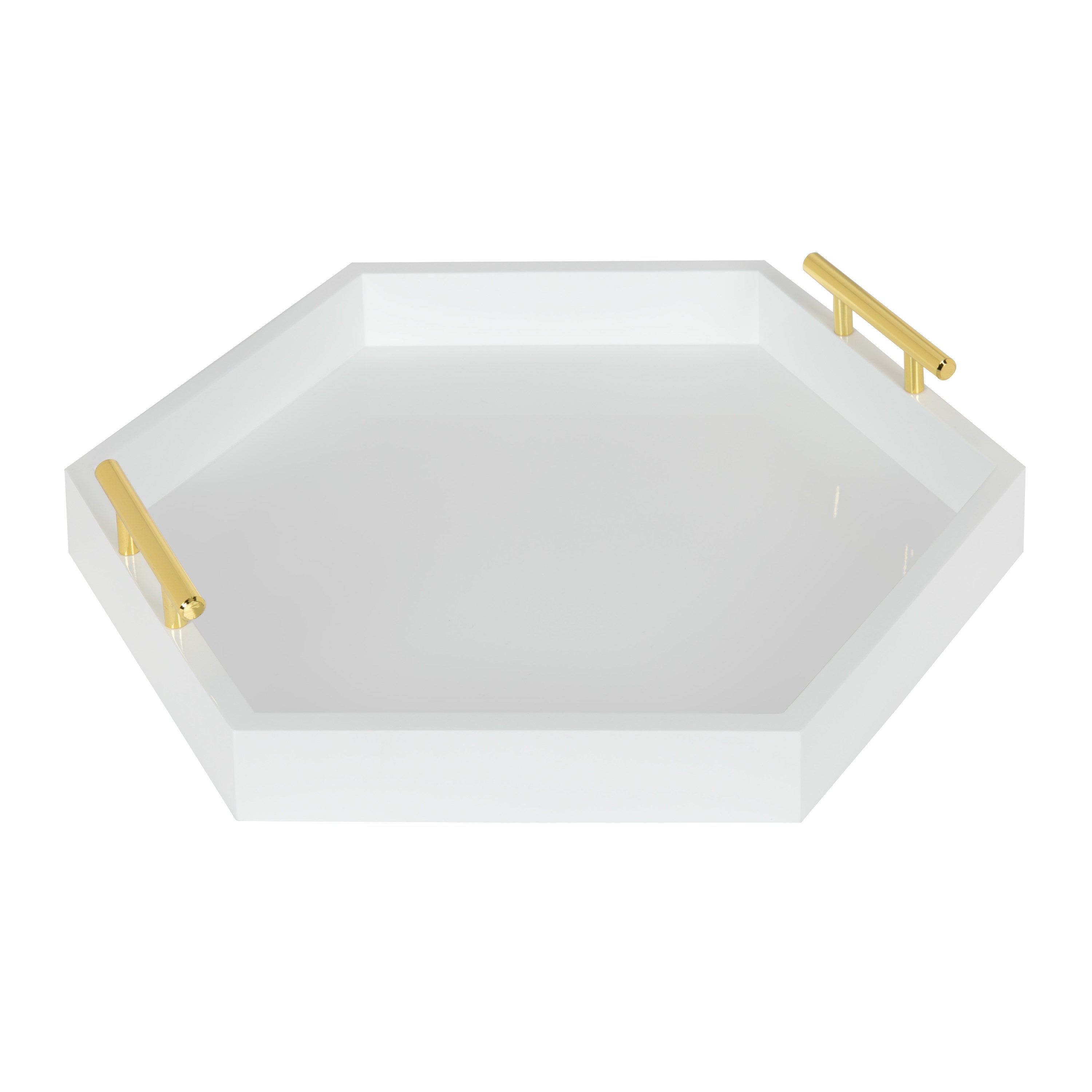 Single Tray White Gold 18x18 3