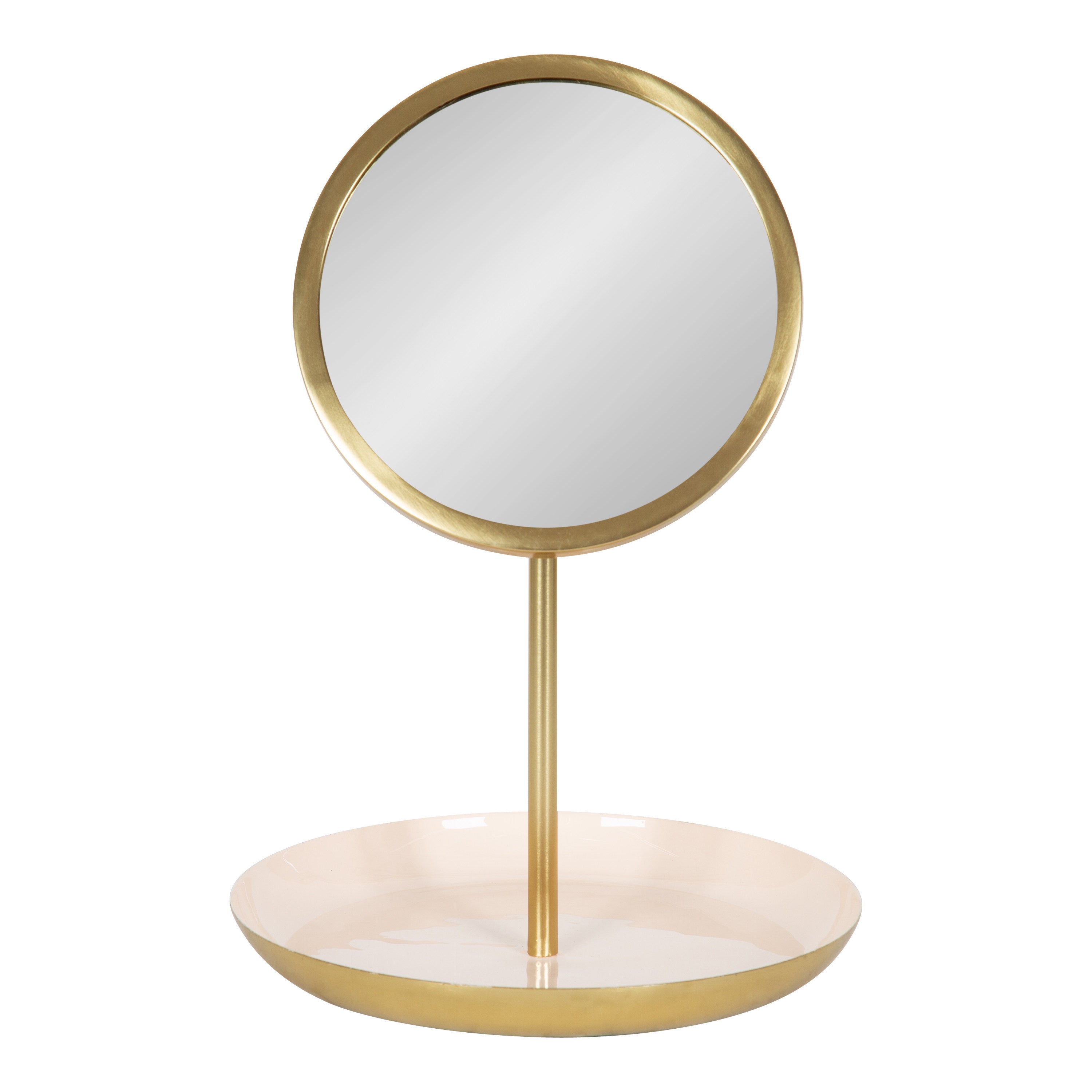 Tabletop Mirror Pink Gold 11x15 2