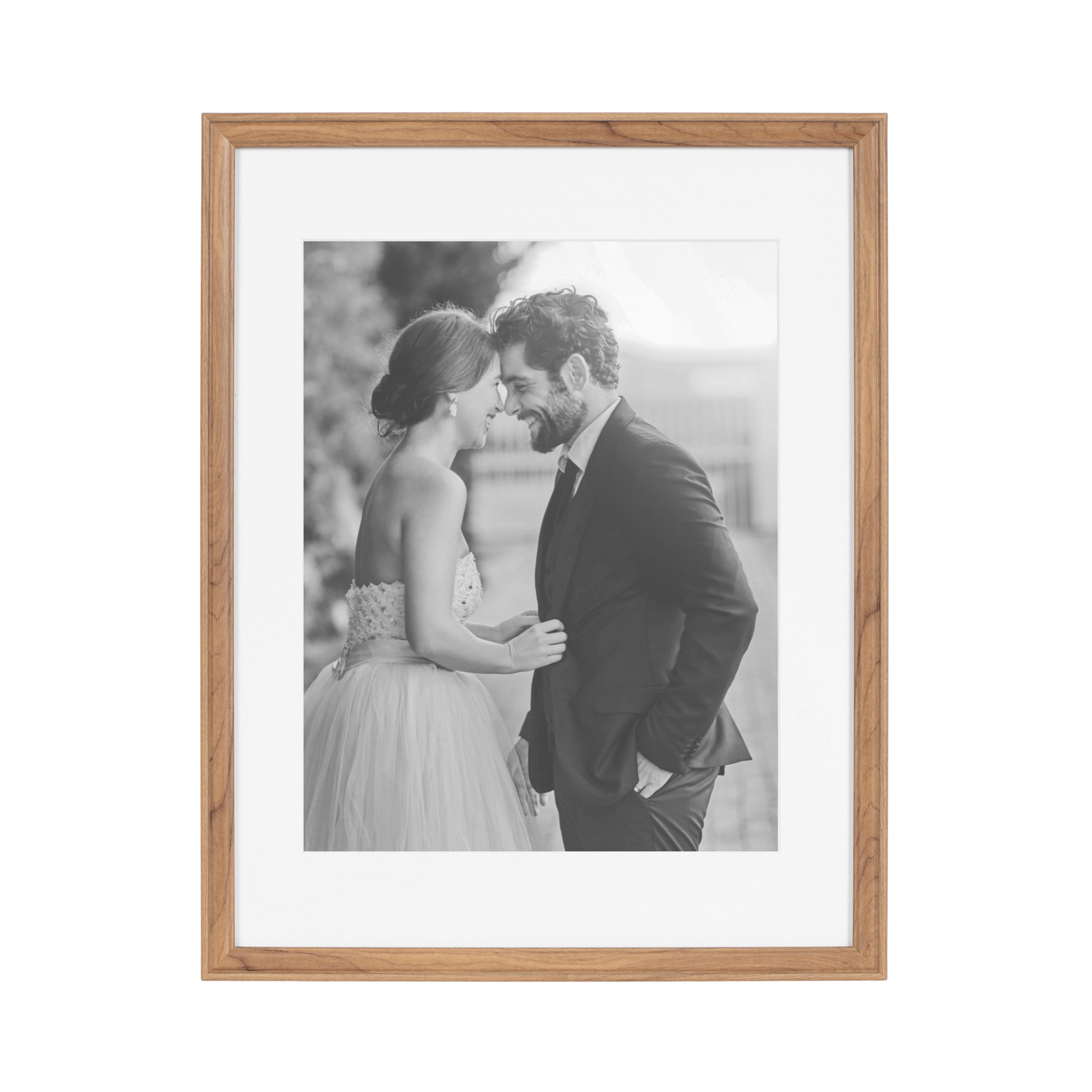 Wall Frame 14x18 matted to 11x14 Brown 6