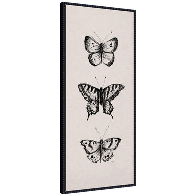Framed Canvas 18x40 Sylvie Beaded Black 1