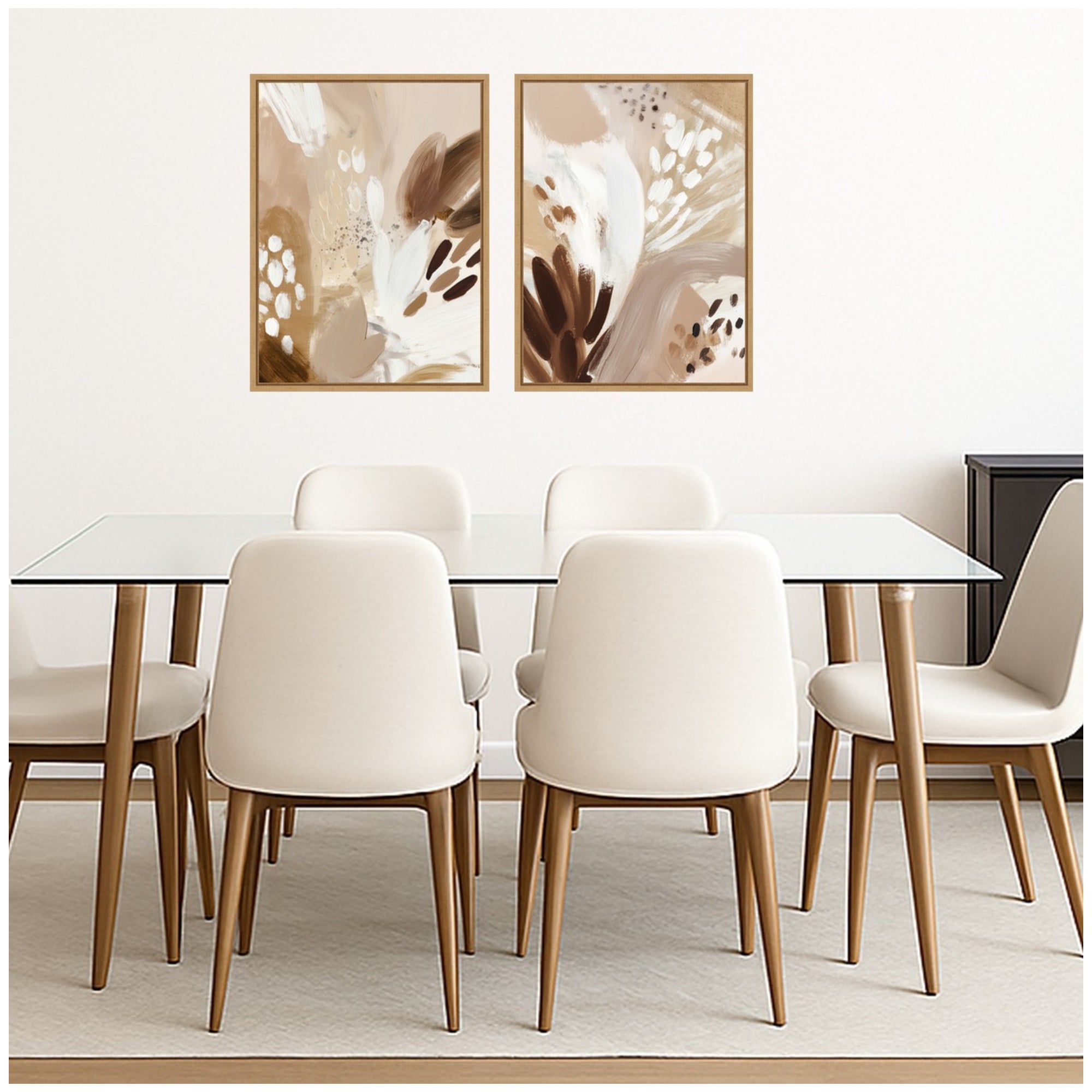 Art Set 2 Piece Set 18x24 Sylvie Natural 6