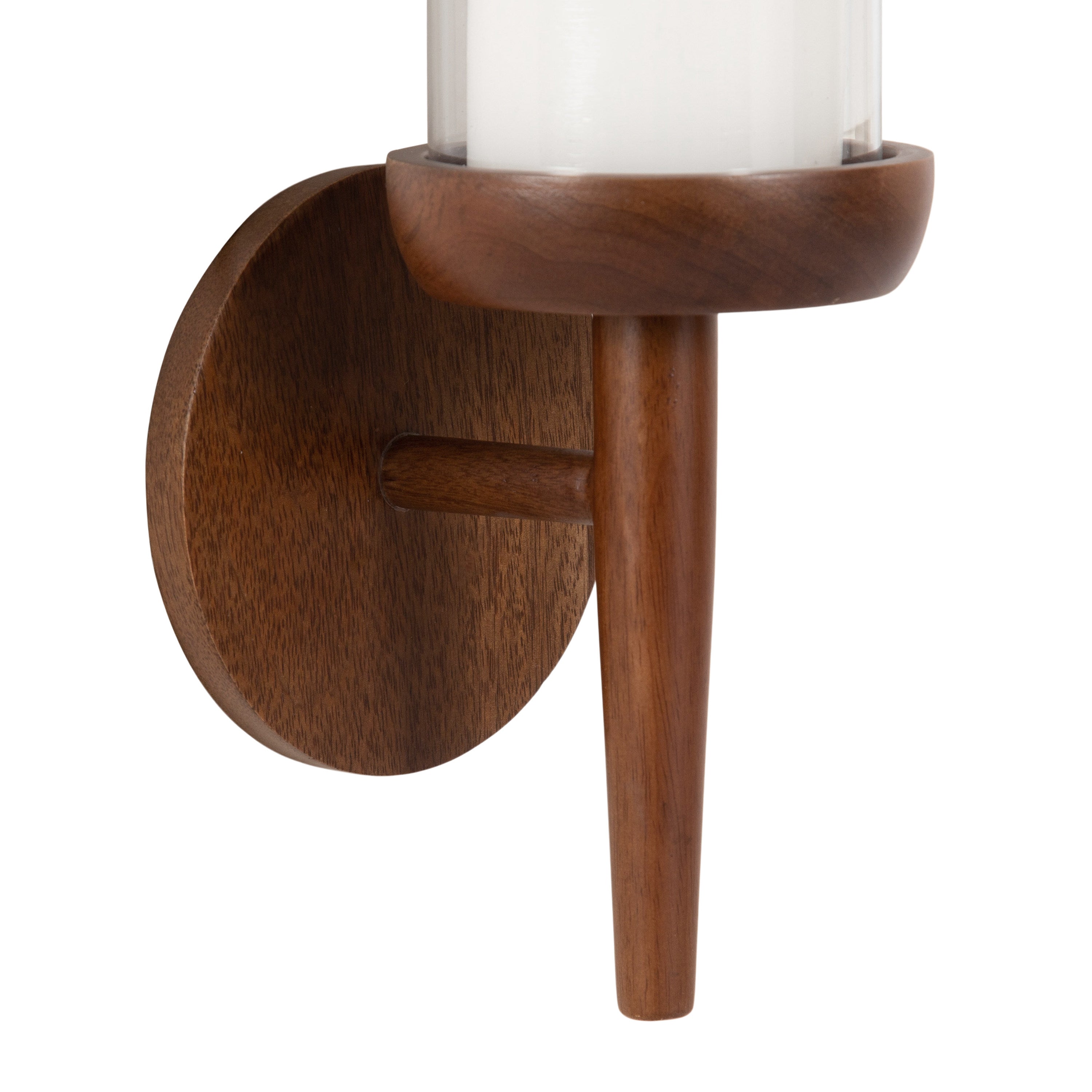 Shae Wood and Glass Wall Sconce