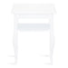 Side Table White 18x12x24 3