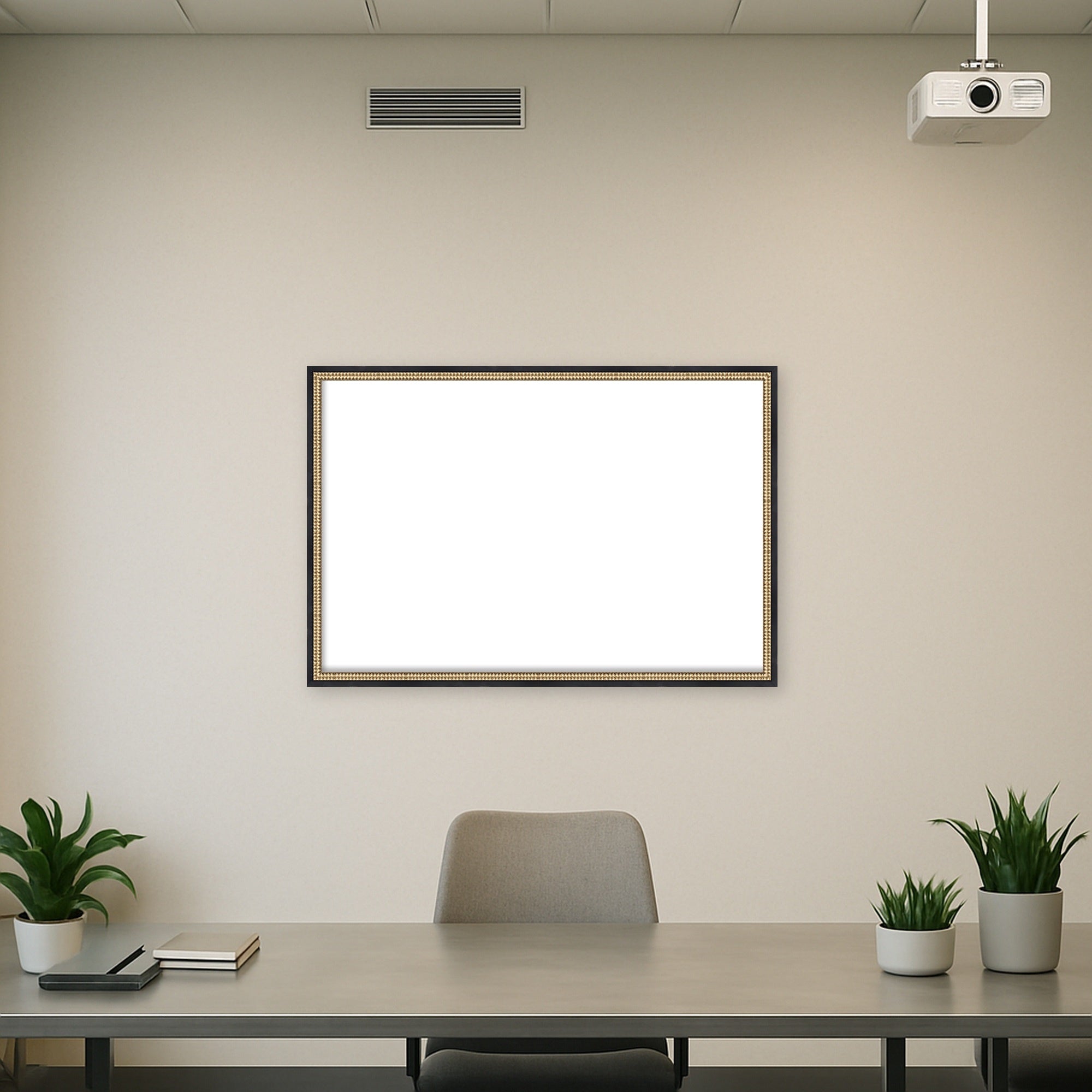 Dry Erase Board Castellan Black 26x38 6