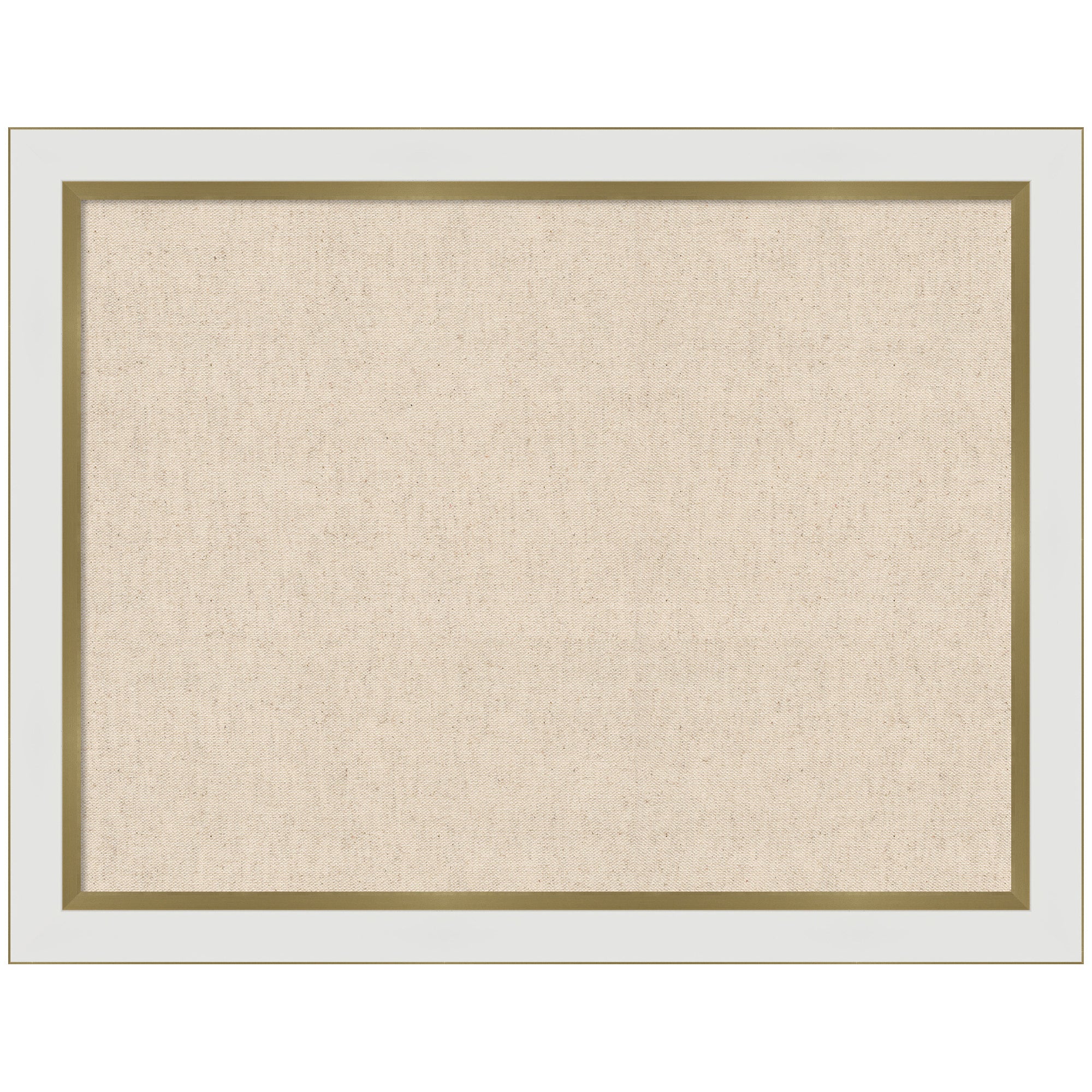 Pinboard 27x21 Eva White Gold Narrow 1