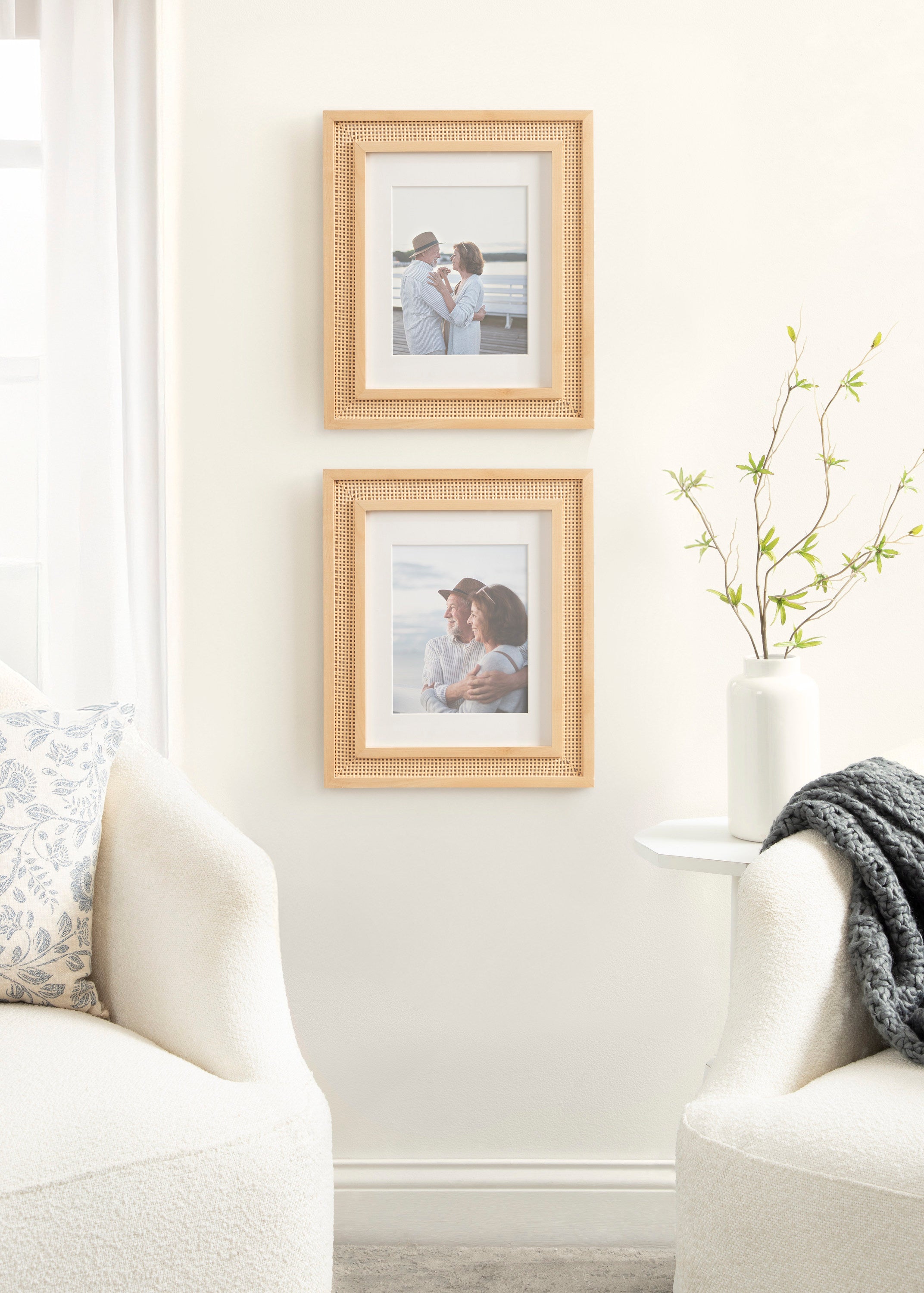 Wall Frame Natural 11x14 matted to 8x10 7