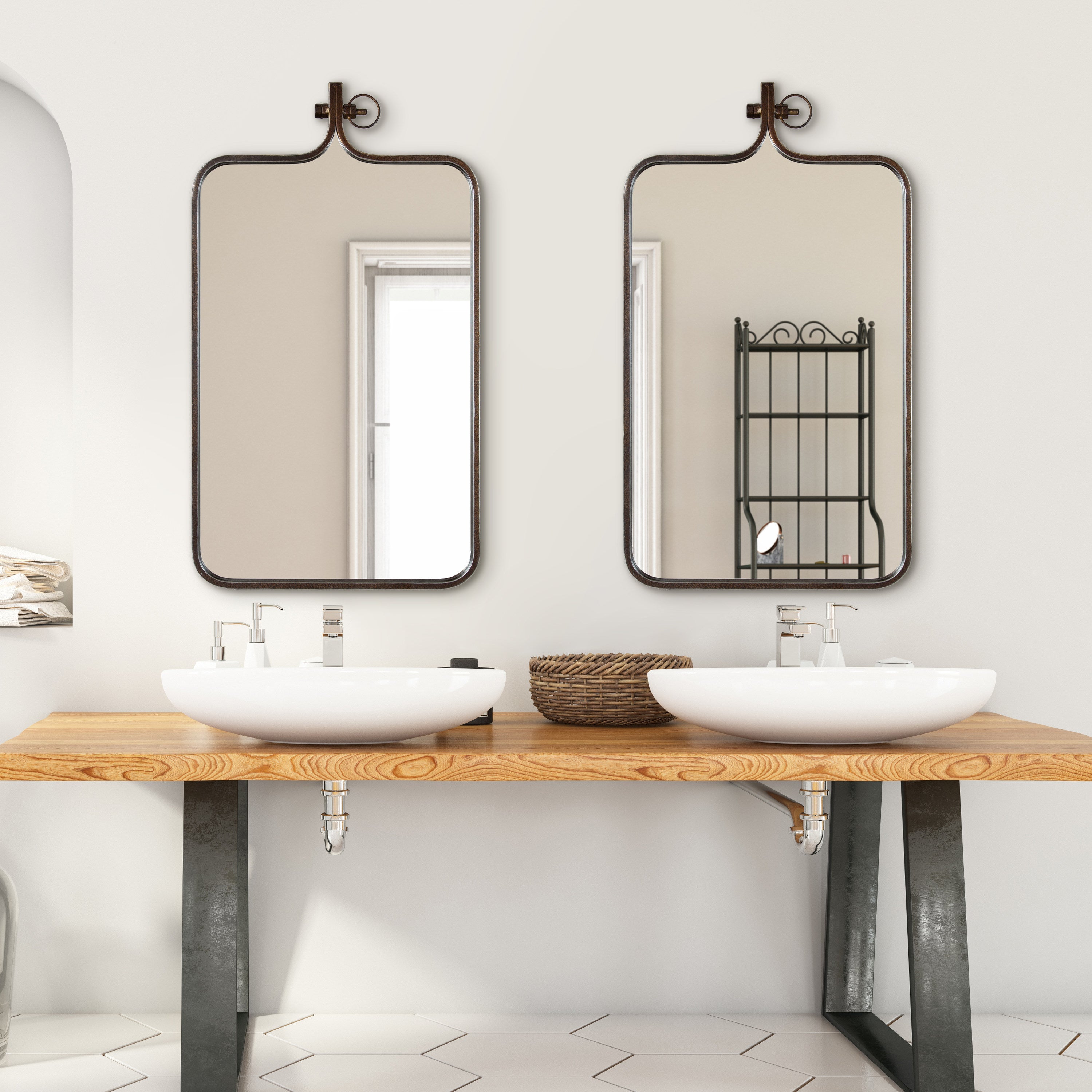 Yitro Framed Wall Mirror