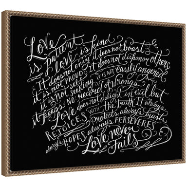 Framed Canvas 24x18 Sylvie Beaded Dark Gold 1