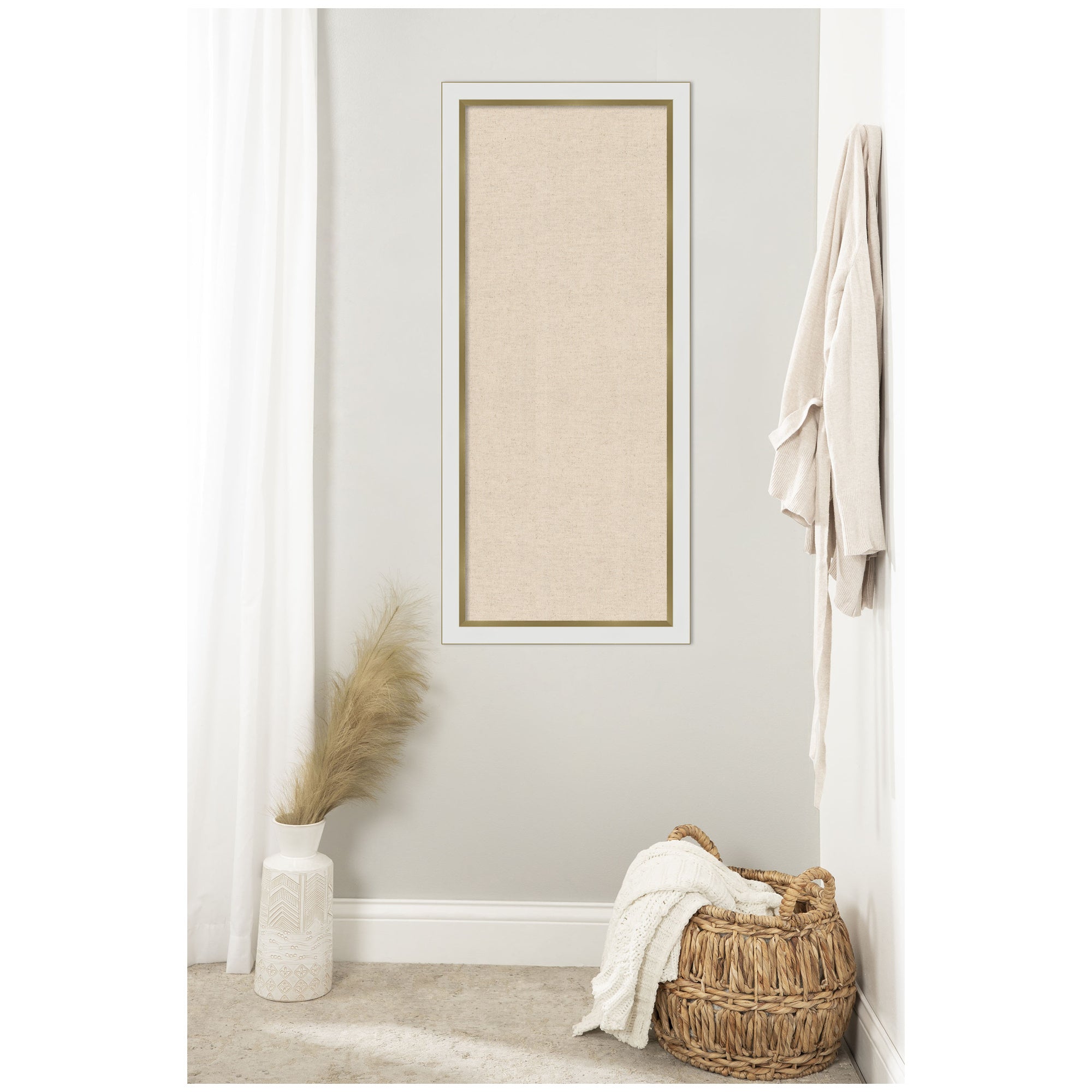 Pinboard 19x43 White 7