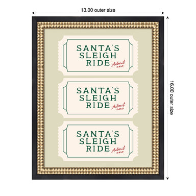 Mounted Canvas Castellan Black 13x16 2
