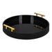 Single Tray Black 15.5" Diameter 1