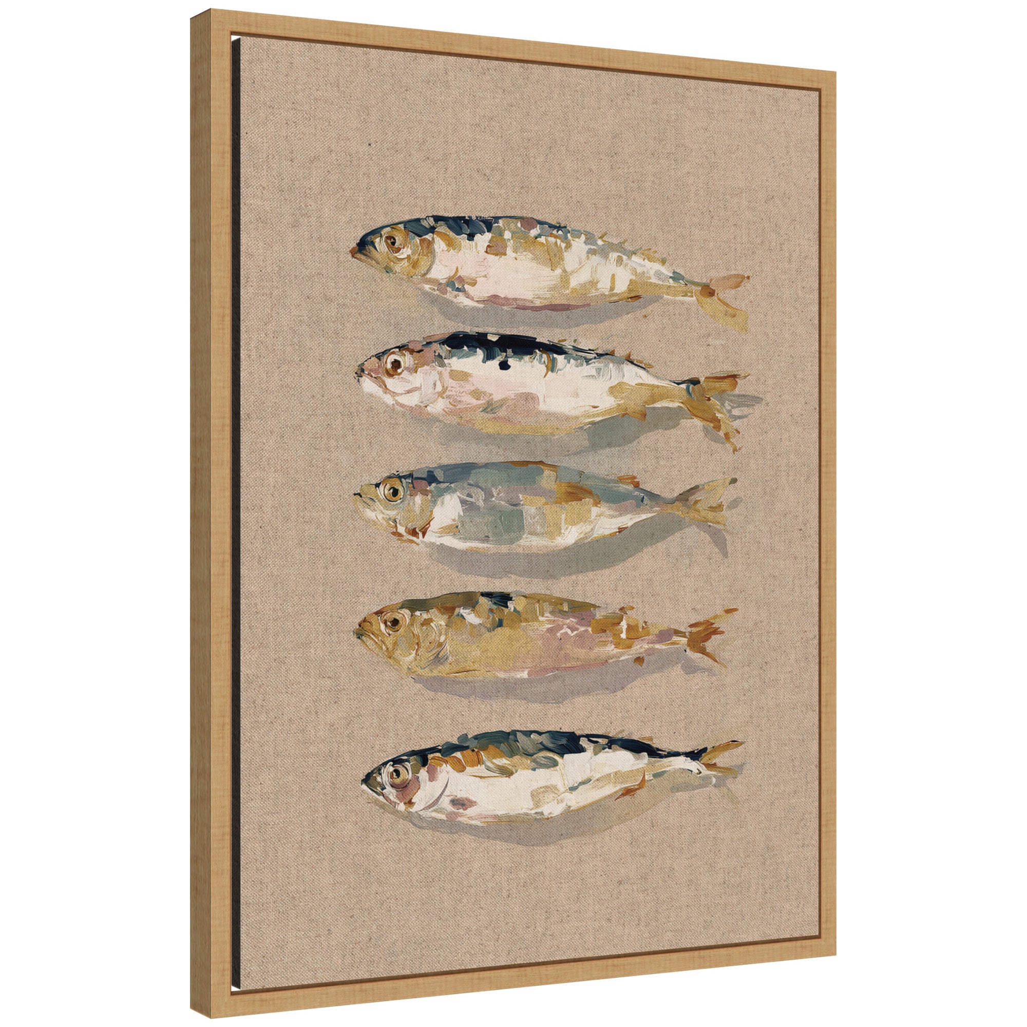 Framed Canvas Sylvie Natural 18x24 1