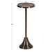 Drink Table Bronze 9x9x23 2