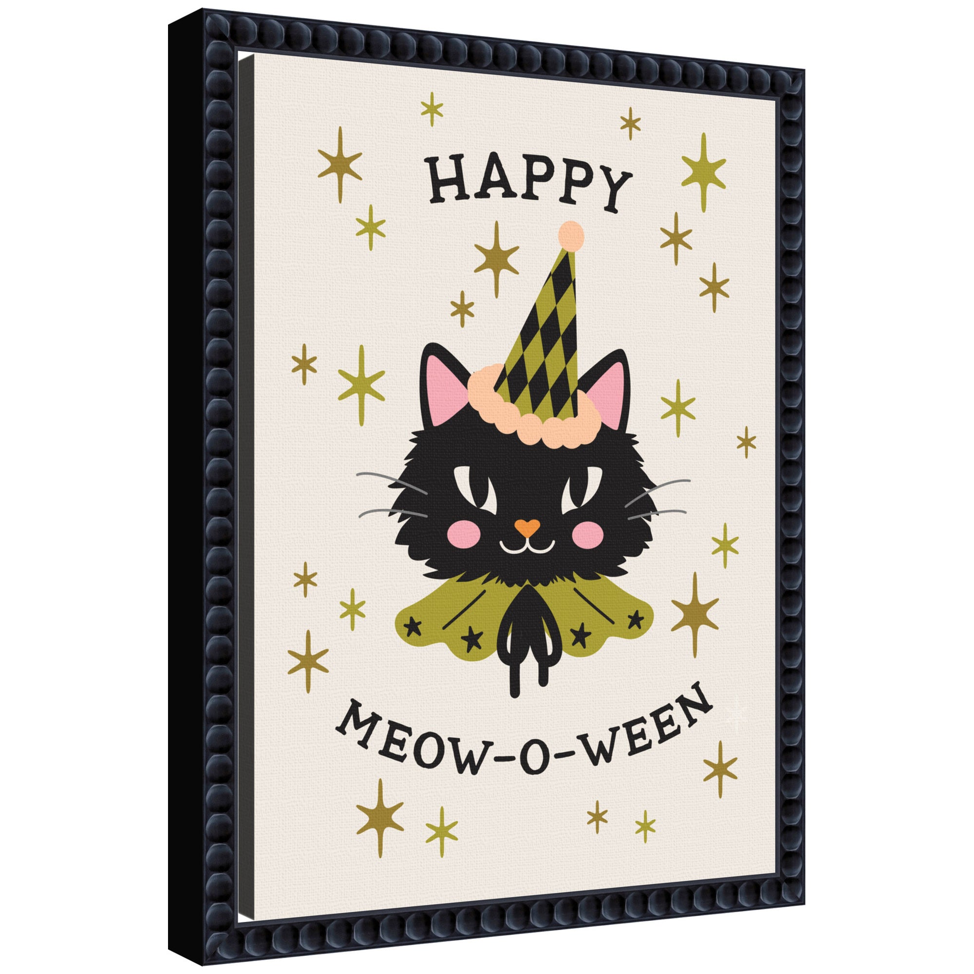 Framed Canvas 10x13 Sylvie Beaded Black 1