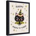Framed Canvas 10x13 Sylvie Beaded Black 1