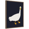 Sylvie Farm Duck Framed Canvas by Hannah Beisang