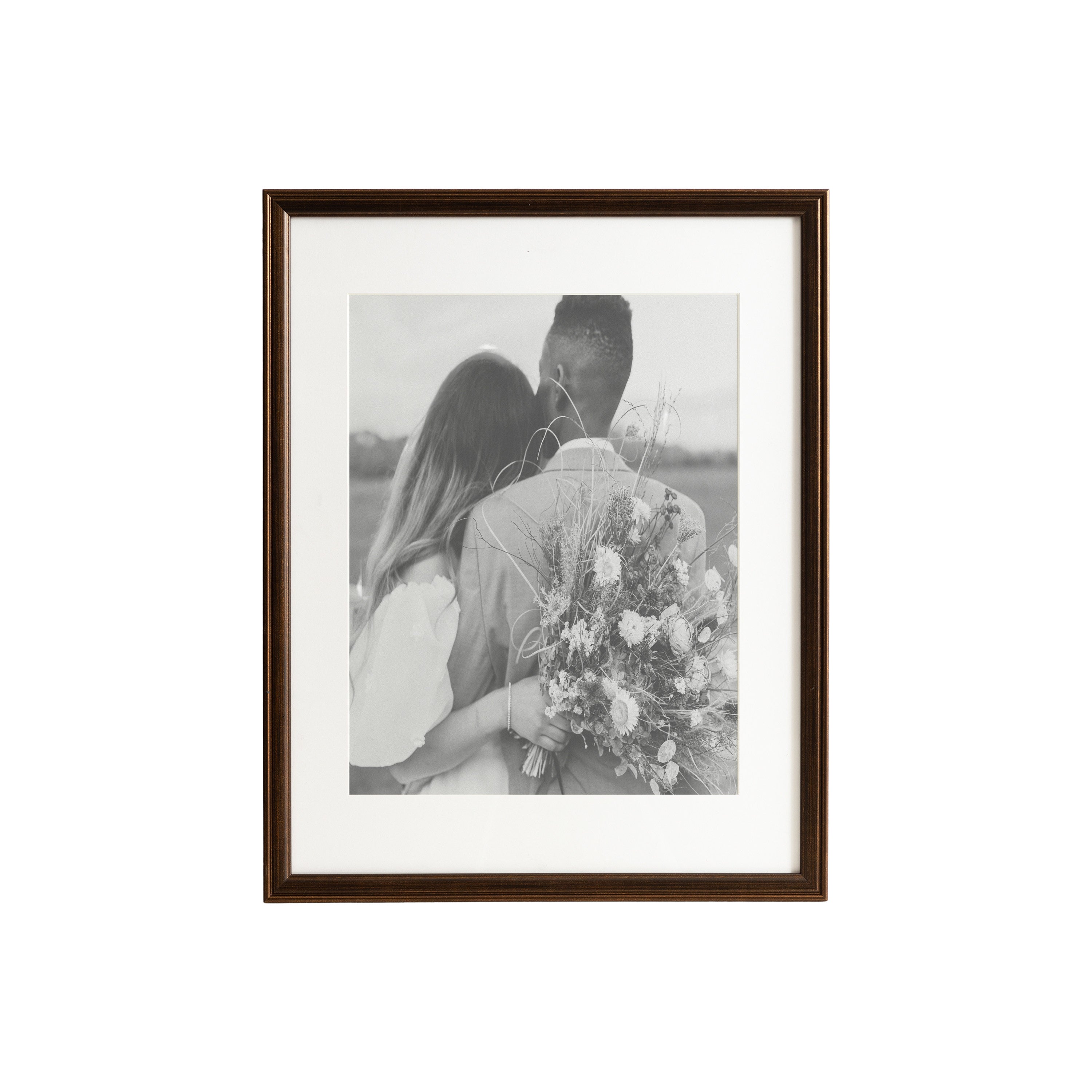 Wall Frame Bronze 14x18 matted to 11x14 6